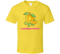 Tangerine Power Cannabis Ganja Marijuana Strain Smoking Fan Worn Look 