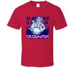 Dr Quantum Cannabis Ganja Marijuana Strain Smoking Fan Worn Look T Shi