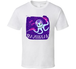 Slazerbeam Cannabis Ganja Marijuana Strain Smoking Fan Worn Look T Shi
