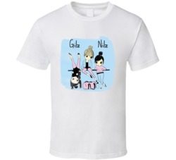 Gilz Nilz Cannabis Ganja Marijuana Strain Smoking Fan Worn Look T Shir