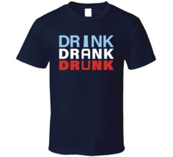 Drink Drank Drunk Beer Bottle Bar Pub Crawl T Shirt