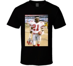 Deion Sanders Atlanta Football Defensive Back Legend T Shirt