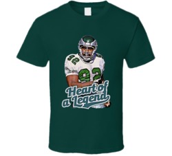 Reggie White Philadelphia Football Heart Of A Legend T Shirt