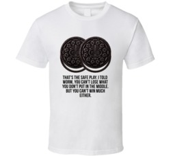 You Can't Lose What You Don't Put In The Middle Oreo Cookies Rounders 