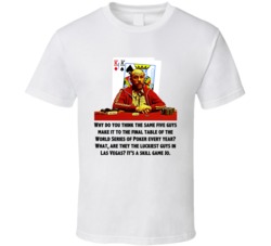 It's A Skill Game Jo Teddy Kgb Rounders Movie Quotes Fan T Shirt