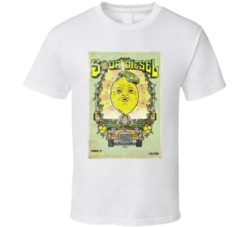 Sour Diesel Cannabis Weed Strain Parody Worn Look T Shirt