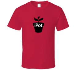 Ipot Cannabis Ganja Marijuana Strain Smoking Fan T Shirt