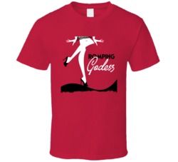 Romping Godess Cannabis Ganja Marijuana Strain Smoking Fan T Shirt