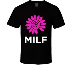 Milf Cannabis Ganja Marijuana Strain Smoking Fan T Shirt