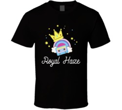Royal Haze Cannabis Ganja Marijuana Strain Smoking Fan T Shirt