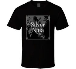 Silver Nina Cannabis Ganja Marijuana Strain Smoking Fan T Shirt