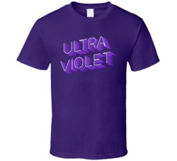 Ultra Violet Cannabis Ganja Marijuana Strain Smoking Fan T Shirt