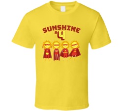 Sunshine 4 Cannabis Ganja Marijuana Strain Smoking Fan T Shirt
