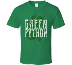 Green Python Cannabis Ganja Marijuana Strain Smoking Fan Worn Look T S