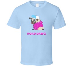 Road Dawg Cannabis Ganja Marijuana Strain Smoking Fan Worn Look T Shir
