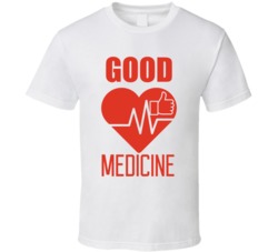 Good Medicine Cannabis Ganja Marijuana Strain Smoking Fan T Shirt