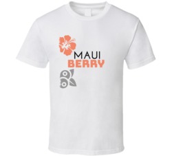 Maui Berry Cannabis Ganja Marijuana Strain Smoking Fan T Shirt