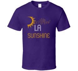 La Sunshine Cannabis Ganja Marijuana Strain Smoking Fan T Shirt