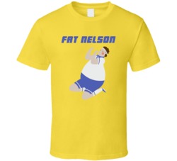 Fat Nelson Cannabis Ganja Marijuana Strain Smoking Fan T Shirt