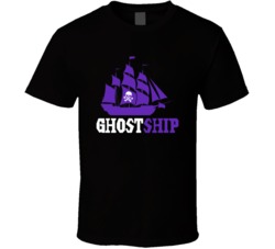 Ghost Ship Cannabis Ganja Marijuana Strain Smoking Fan T Shirt