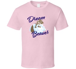 Dream Beaver Cannabis Ganja Marijuana Strain Smoking Fan T Shirt