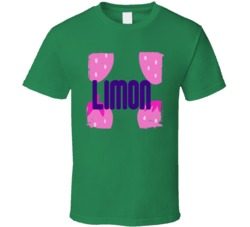 Limon Cannabis Ganja Marijuana Strain Smoking Fan Worn Look T Shirt