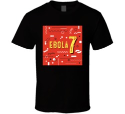 Ebola 7 Cannabis Ganja Marijuana Strain Smoking Fan T Shirt