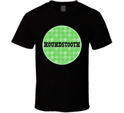 Houndstooth Cannabis Ganja Marijuana Strain Smoking Fan T Shirt