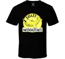 Boaty Mcboatface Cannabis Ganja Marijuana Strain Smoking Fan T Shirt
