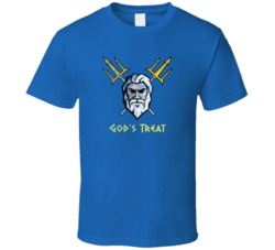 God's Treat Cannabis Ganja Marijuana Strain Smoking Fan Worn Look T Sh