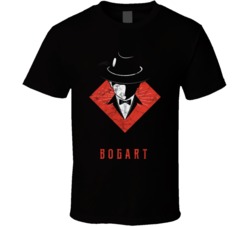 Bogart Cannabis Ganja Marijuana Strain Smoking Fan Worn Look T Shirt