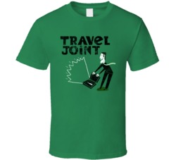 Travel Joint Cannabis Ganja Marijuana Strain Smoking Fan Worn Look T S
