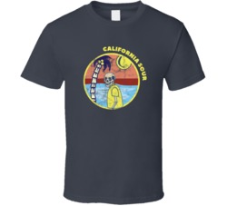 California Sour Cannabis Ganja Marijuana Strain Smoking Fan Worn Look 