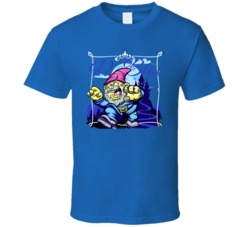 Disney Blue Cannabis Ganja Marijuana Strain Smoking Fan Worn Look T Sh