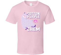 Cotton Purple Chem Cannabis Ganja Marijuana Strain Smoking Fan Worn Lo