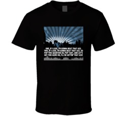 I'm Gonna Beat That Ass City Skyline Juice Movie Quotes Fan T Shirt