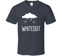 Whiteout Cannabis Ganja Marijuana Strain Smoking Fan T Shirt