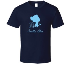 Stella Blue Cannabis Ganja Marijuana Strain Smoking Fan T Shirt