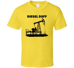 Diesel Duff Cannabis Ganja Marijuana Strain Smoking Fan Worn Look T Sh