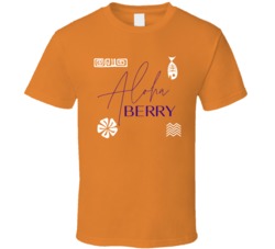 Aloha Berry Cannabis Ganja Marijuana Strain Smoking Fan T Shirt