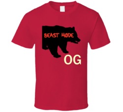 Beast Mode Og Cannabis Ganja Marijuana Strain Smoking Fan T Shirt