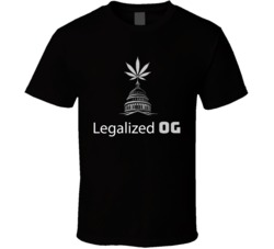 Legalized Og Cannabis Ganja Marijuana Strain Smoking Fan T Shirt