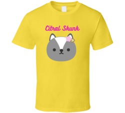 Citral Skunk Cannabis Ganja Marijuana Strain Smoking Fan T Shirt