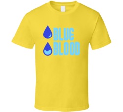 Blue Blood Cannabis Ganja Marijuana Strain Smoking Fan T Shirt