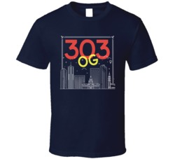 303 Og Cannabis Ganja Marijuana Strain Smoking Fan T Shirt