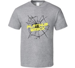 Platinum Wreck Cannabis Ganja Marijuana Strain Smoking Fan T Shirt
