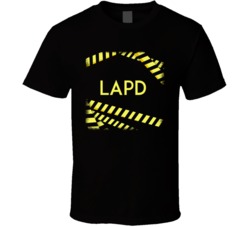 Lapd Cannabis Ganja Marijuana Strain Smoking Fan Worn Look T Shirt