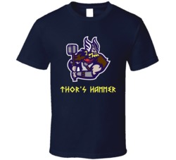 Thor's Hammer Cannabis Ganja Marijuana Strain Smoking Fan T Shirt