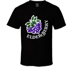 Elderberry Cannabis Ganja Marijuana Strain Smoking Fan T Shirt