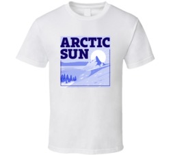 Arctic Sun Cannabis Ganja Marijuana Strain Smoking Fan T Shirt